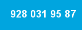 928 031 95 87 928 031 95 87